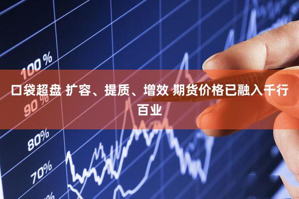 口袋超盘 扩容、提质、增效 期货价格已融入千行百业
