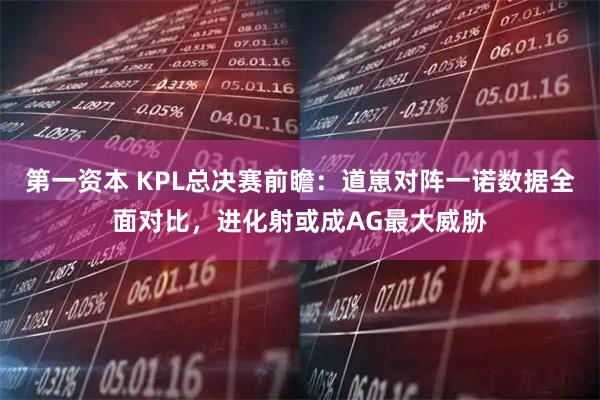第一资本 KPL总决赛前瞻:道崽对阵一诺数据全面对比,进化射或成AG最大威胁