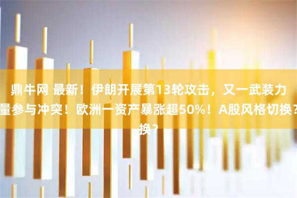 鼎牛网 最新！伊朗开展第13轮攻击，又一武装力量参与冲突！欧洲一资产暴涨超50%！A股风格切换？